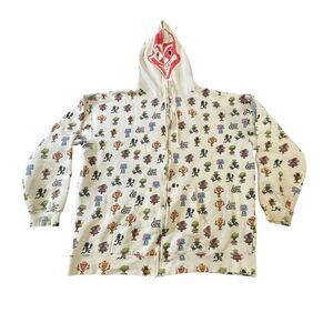 Vintage Insane Clown Posse Mask Full Zip Hoodie Size 2XL XXL All Over Print ICP